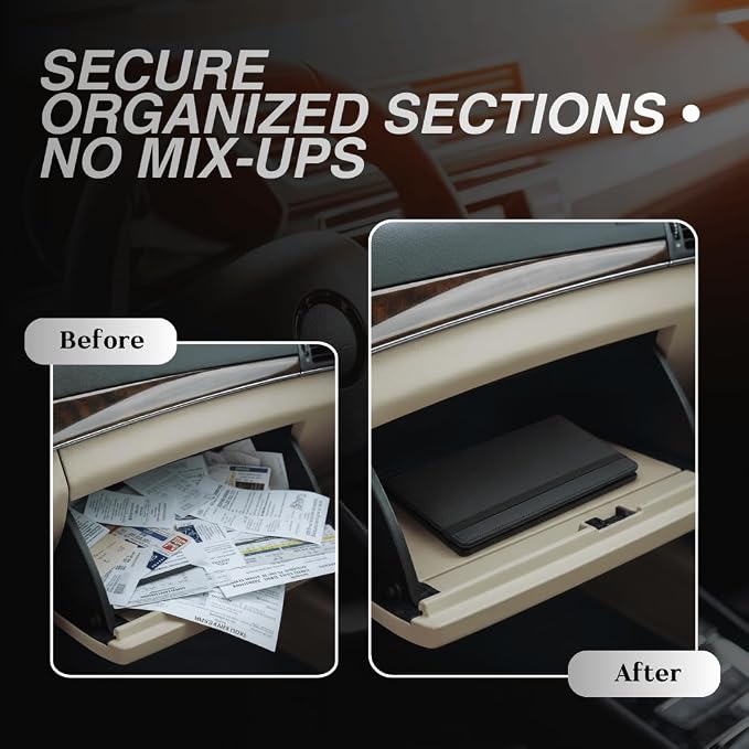 LINTRU 6-Pocket Car Registration & Insurance Card Holder - Image 5