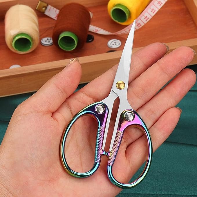 5" All Stainless Steel Office Scissors, Ultra Sharp Blade Shears, Sturdy Sharp - Image 3