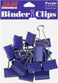 JAM PAPER Colorful Binder Clips by JAMPaper