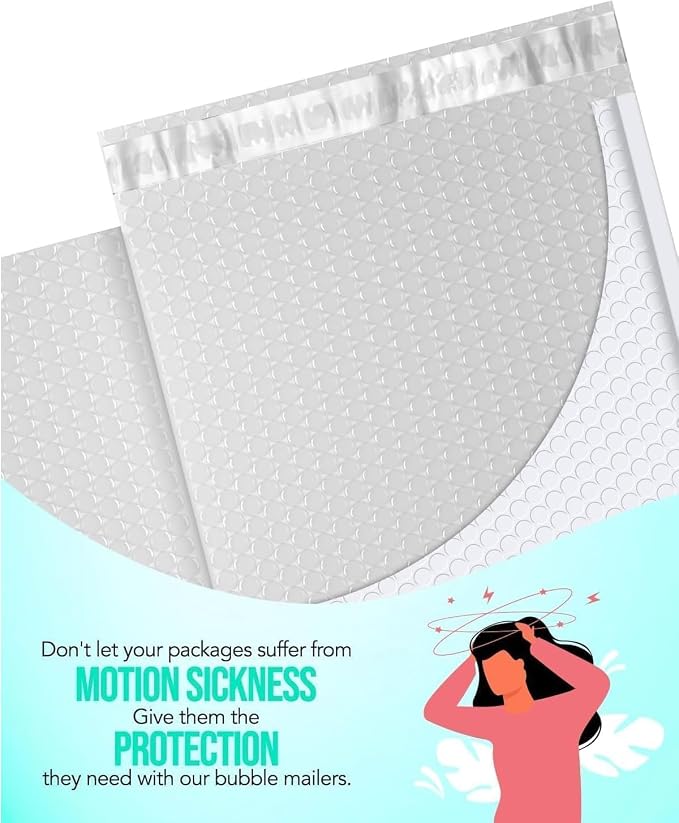 GSSUSA White Bubble Mailers 10.5x16 Padded Envelopes, 1 Pallet Pack of 3750 - Image 5