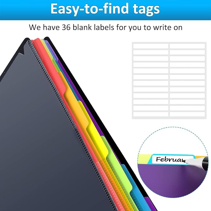 HABGP 12 Pocket Plastic folders - Image 4