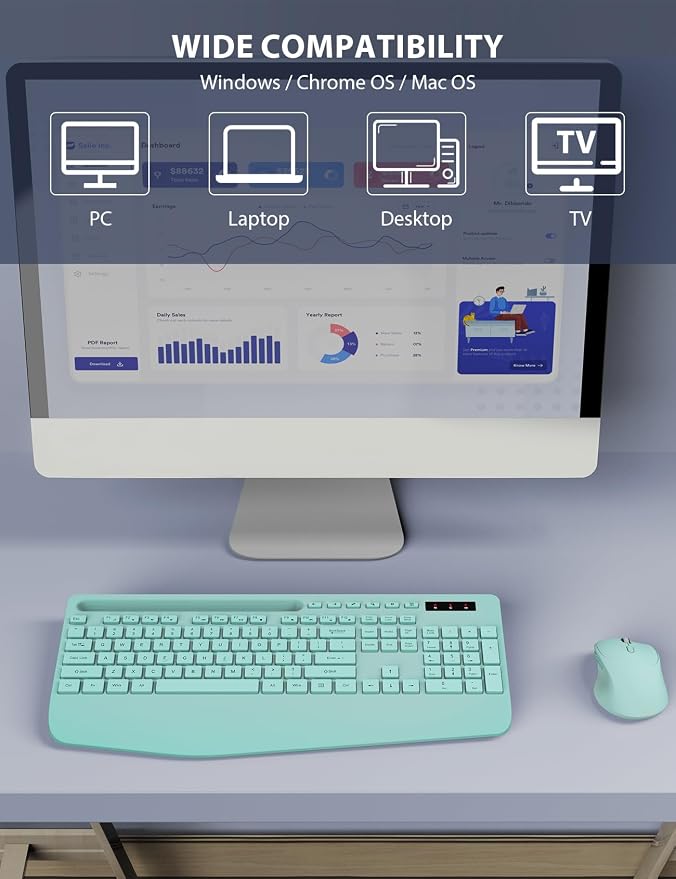 Wireless Keyboard and Mouse Combo - Image 8