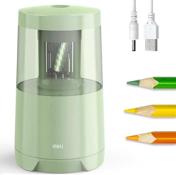 Deli Electric Pencil Sharpener, Automatic Pencil Sharpeners - Image 2