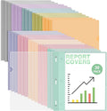 Ndsox 30 Pack Clear Front Report Covers by NDSOX