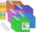 15 Pcs PP Hanging File Folders Letter Size, Hanging Folders by Hiziwimi