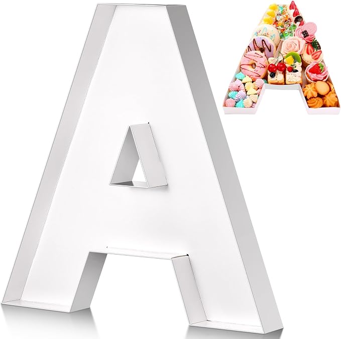 Mifoci 13.7inch Cardboard Letter Boxes Charcuterie Letters Board Fillable by Mifoci