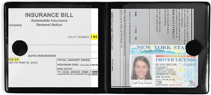 UYYE Car Registration and Insurance Card Holder, Vehicle Glove Box Car Organizer - Image 4