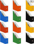 Limitliho 12 Pack Cardboard Magazine File Holder by Limitliho