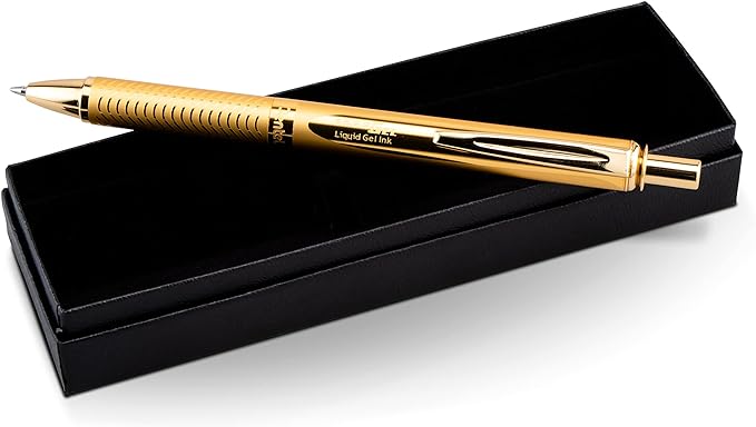 Pentel EnerGel Alloy Retractable Gel Pen, Includes Gif Box - Image 3