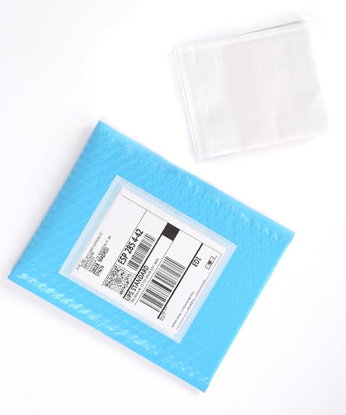 100 PCS 4.5"x 5.5" Clear Self-Adhesive Packing List Envelopes by INSAFEPACK