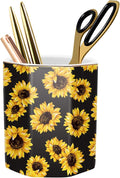 Pen Holder, Pencil Holder for Desk Floral Pattern Pencil Cup for Girls Kids by WAVEYU