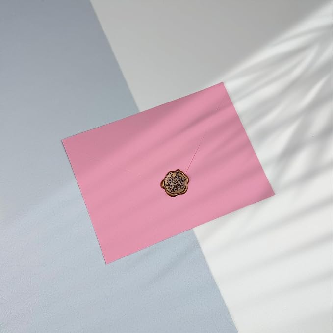 50 PCS Pink Colorful A7 Envelopes - Image 4