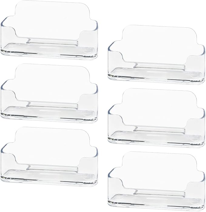 HSYMQ Acrylic Business Card Holder 6 Pack by HSYMQ