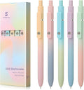 FIOVER 5pcs Gel Pens Black Ink Medium Point 0.7mm Pens Smooth Writing High-End by FIOVER
