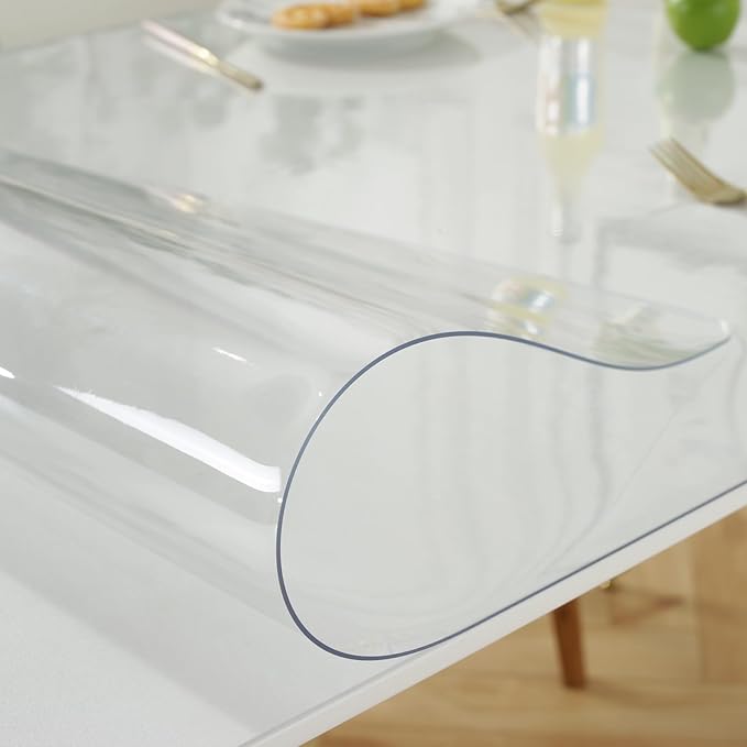 LovePads Clear Desk Mat 18 x 32 Inch, 1.5mm Thick Clear Table Protector - Image 7