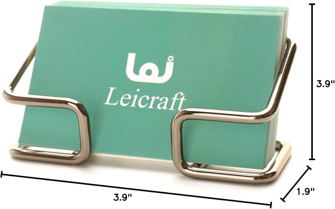 Business Card Holder for Desk, Cute Metal Card Organizers and Office Desk - Image 9