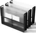 ThinkTex Plastic Expanding File Folders, Transparent Envelopes by ThinkTex
