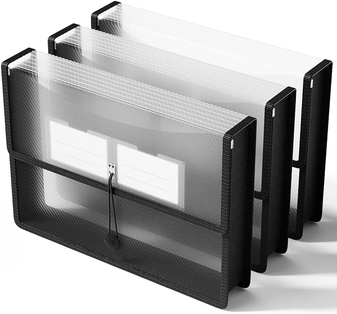 ThinkTex Plastic Expanding File Folders, Transparent Envelopes - Image 8