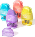 Mr. Pen- Pencil Sharpener & Eraser, 4 Pack | 2-in-1 Manual Sharpeners by MrPen