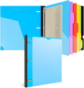 INFUN 1 Inch 3-Ring Telescoping Project Organizer Binder, 13 Pocket, by INFUN