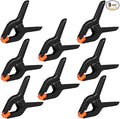 8 Pack Spring Clamps, 4.5inch Plastic Clips, Small Backdrop Clips, Clamps Heavy by Romeda