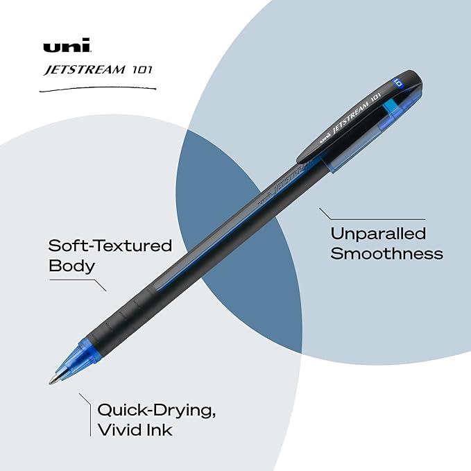 Uni-Ball 1768012 Jetstream 101 Ball Point Pens, Bold Point - Image 3