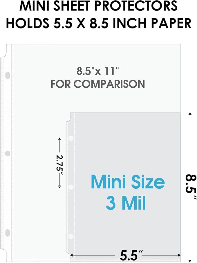 KTRIO Sheet Protectors 5.5 x 8.5 - Image 6