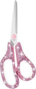Koqye 7.8-Inch Pink Rhinestone Scissors by Koqye