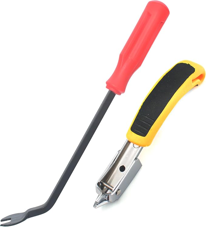 Upholstery Staple Remover, Construction Staple Remover Tool, Heavy Duty Tack by GEARLINTON