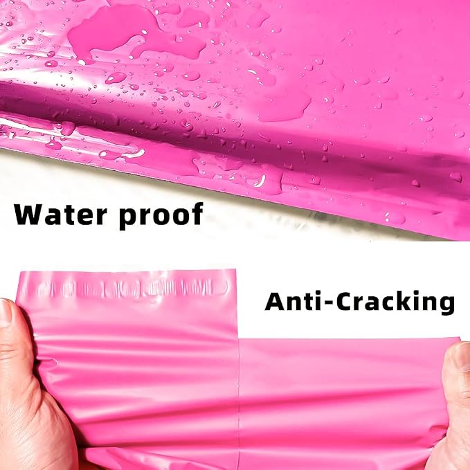 POLYSELLS 50 pcs 14.5x19 Inches Pink Poly Mailers Shipping Envelopes, Strong - Image 5