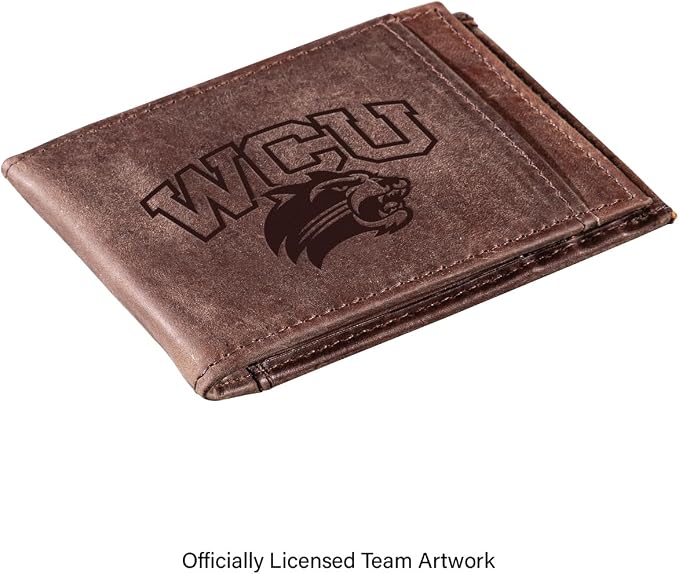 Team Sports America NCAA Western Carolina University Front Pocket Slim Wallet - Image 2