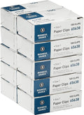 Business Source Paper Clips, Size 1, .033 Wire Gauge, 10 Boxes Total by BusinessSource