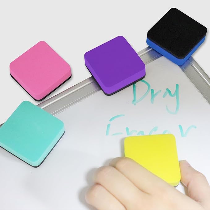 Dry Erase Erasers, 6 Colors - Image 5