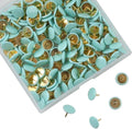 200PCS Thumb Tacks Flat Push Pins Wall Tacks Round Head Thumbtack by KAKULO