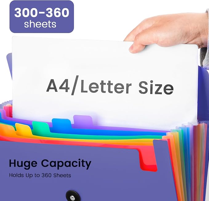 13 Pocket Accordion File Organizer - Image 5