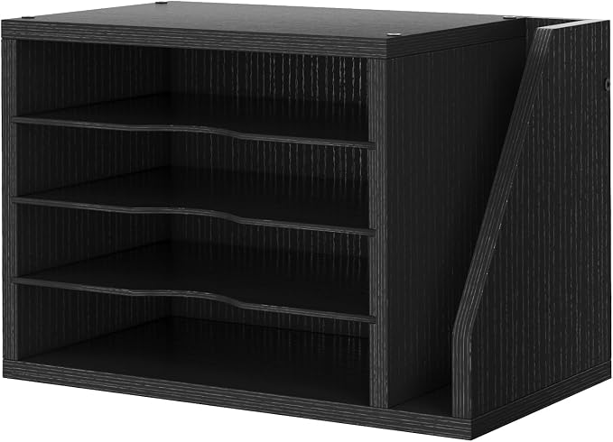 Creso hom Mail Sorter, File Organizer Desktop, Wood Desk Organizer by Cresohom