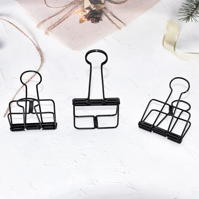 Extra Large Binder Clips 2 Inch, Clamps Black - Image 6