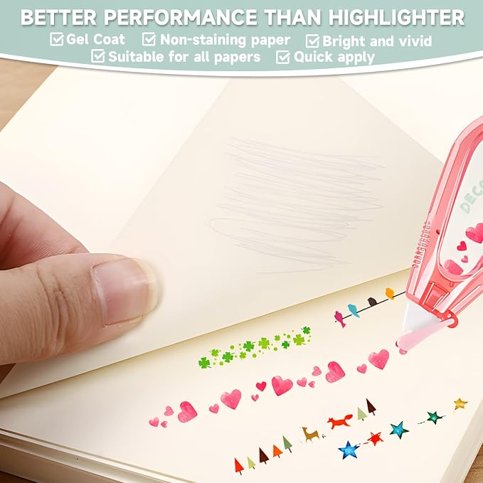 Decorative Correction Tape, Valentines Day Gifts - Image 4