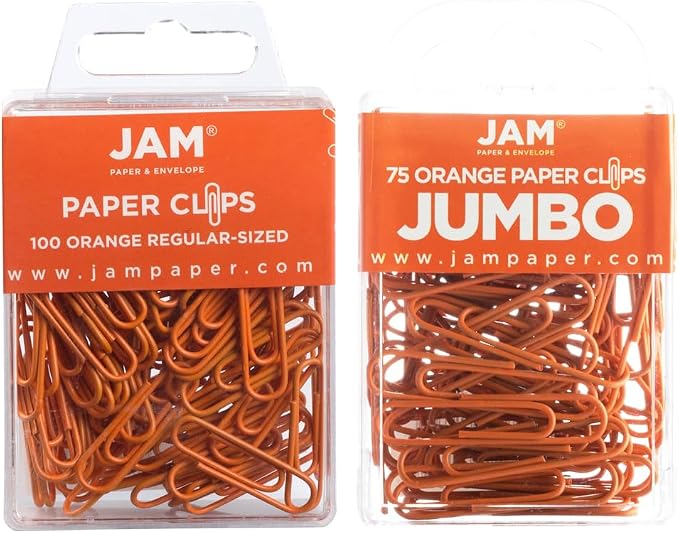 JAM PAPER Combo Pack Colorful Paper Clips by JAMPaper