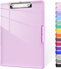 Piasoenc Clipboard with Storage, 8.5 x 11 Clip Boards with 2 Storage, Folio & by Piasoenc