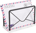 Modern Mail Holder for Home Office, Metal Letter Organizer Sorter for Desk by Jeasor