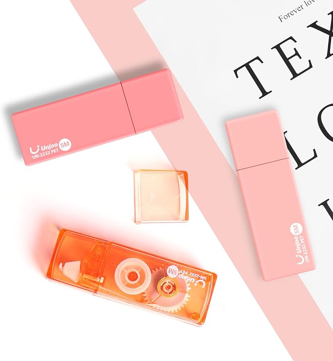 Unjoo Mini White Correction Tape Set | Aesthetic Cute Correction Tape, - Image 7
