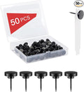 50 PCS Flat Push Pins for Cork Board, Board Posters Bulletin Maps, Office Home by BoxedHomeProducts