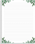 Stationery Lined Paper, Letter Size Unpunched Ruled Filler Paper, by Yaridar