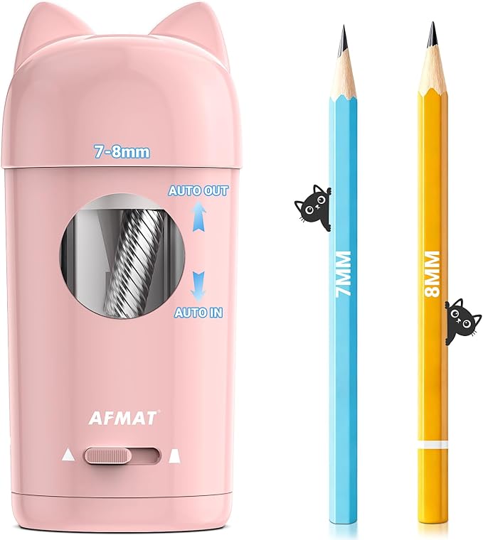 AFMAT Electric Pencil Sharpener, Pencil Sharpener by AFMAT