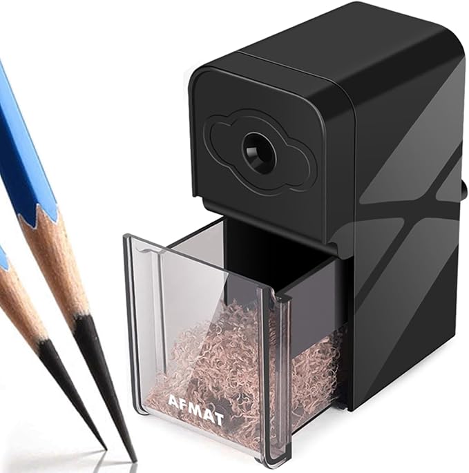 AFMAT Long Point Pencil Sharpener, 8-20mm Long Pencil Nibs, Self-Feed & by AFMAT