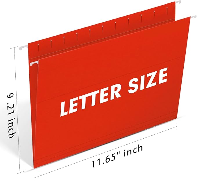 Hanging File Folders, RAZCC 60 Pack Reinforced Hanging Folders Letter Size - Image 2