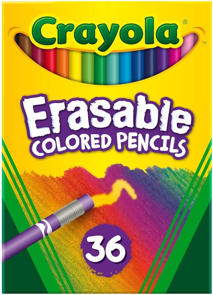 Crayola Erasable Colored Pencils, Colored Pencils by Crayola
