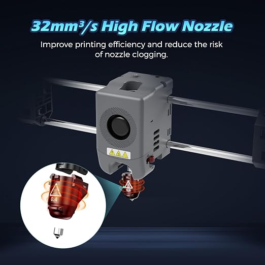 FLASHFORGE Adventurer 5M Pro Nozzle, 0.6mm Hardened, 280℃ High Flow 32mm³/s - Image 7