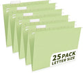 25-Pack Green Hanging File Folders, Letter Size by Jowaia